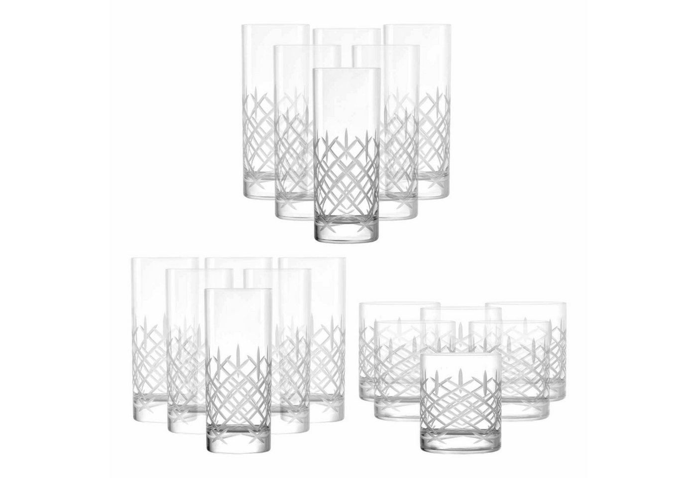 Stölzle Gläser-Set New York Bar Club Bargläser 18er Set, Glas von Stölzle