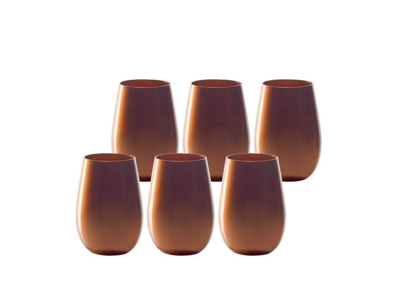 Stölzle Glas Elements Becher 465 ml 6er Set, Glas von Stölzle