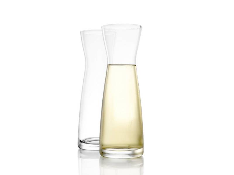 Stölzle Karaffe Universal gläserne Spirituosenkaraffe Milchkaraffe, (Set, 2-tlg., 2x Karaffen), bruchresistent von Stölzle
