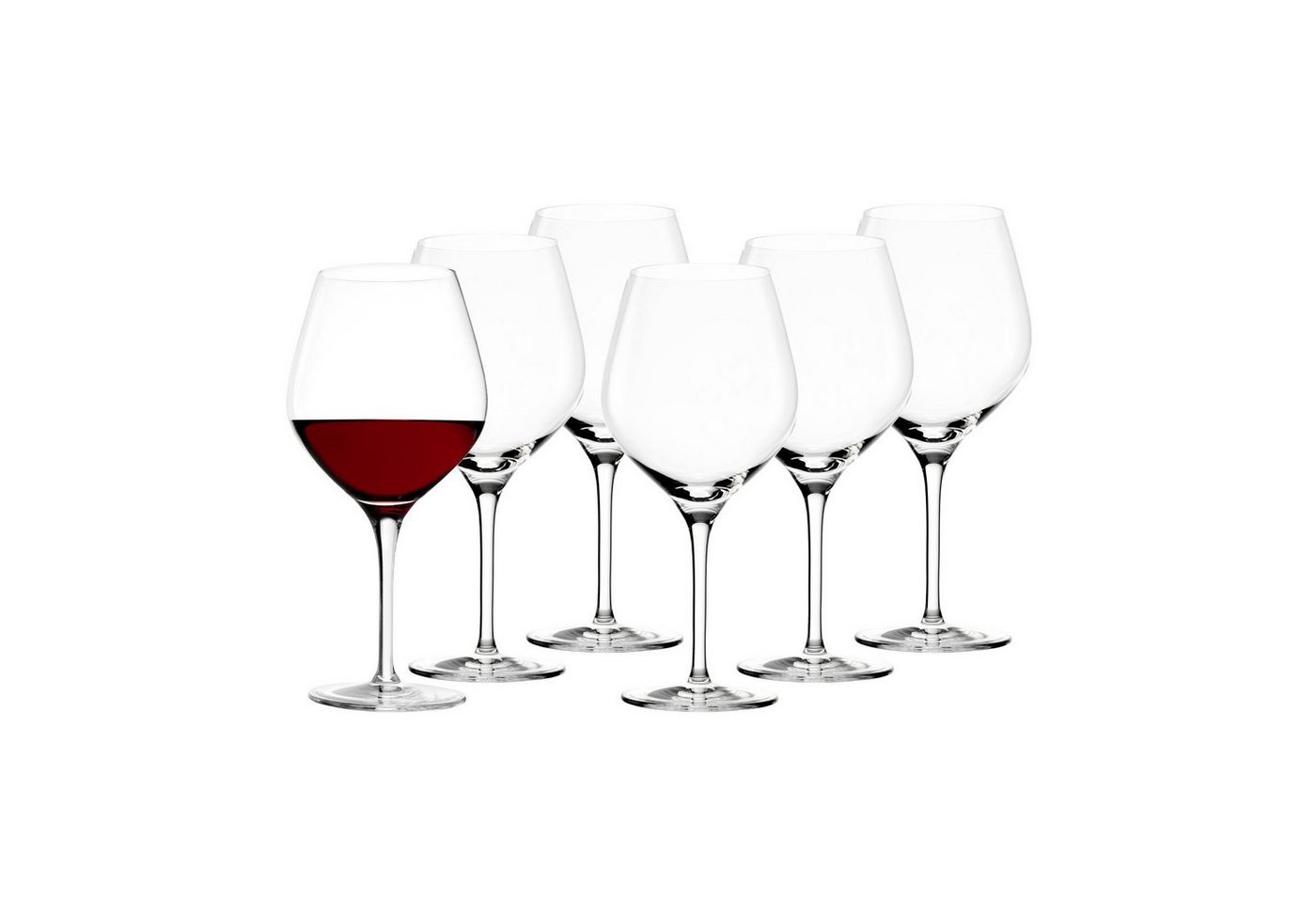 Stölzle Rotweinglas Exquisit Burgunderkelche 650 ml 6er Set, Glas von Stölzle
