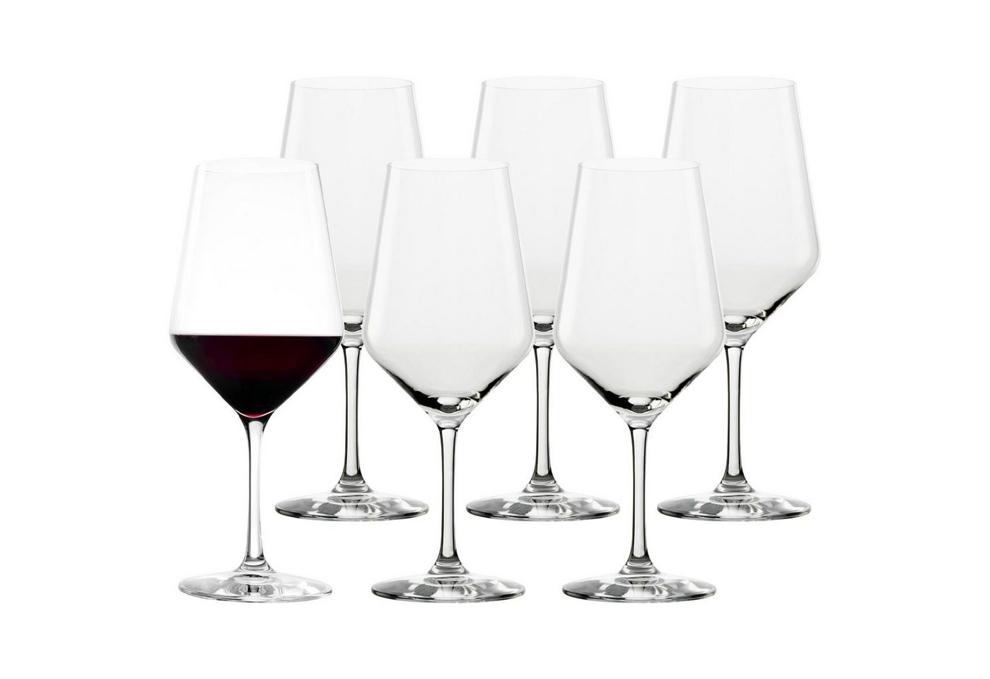 Stölzle Rotweinglas Revolution Bordeauxgläser 650 ml 6er Set, Glas von Stölzle