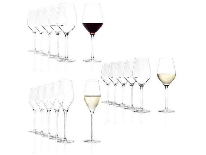 Stölzle Weinglas Lausitz Exquisit Royal Rotwein-/ Weißwein-/ Champagnerkelche, Kristallglas, weiß Stölzle Weinglas Lausitz Exquisit Royal Rotwein-/ Weißwein-/ Champagnerkelche, Kristallglas, weiß von Stölzle