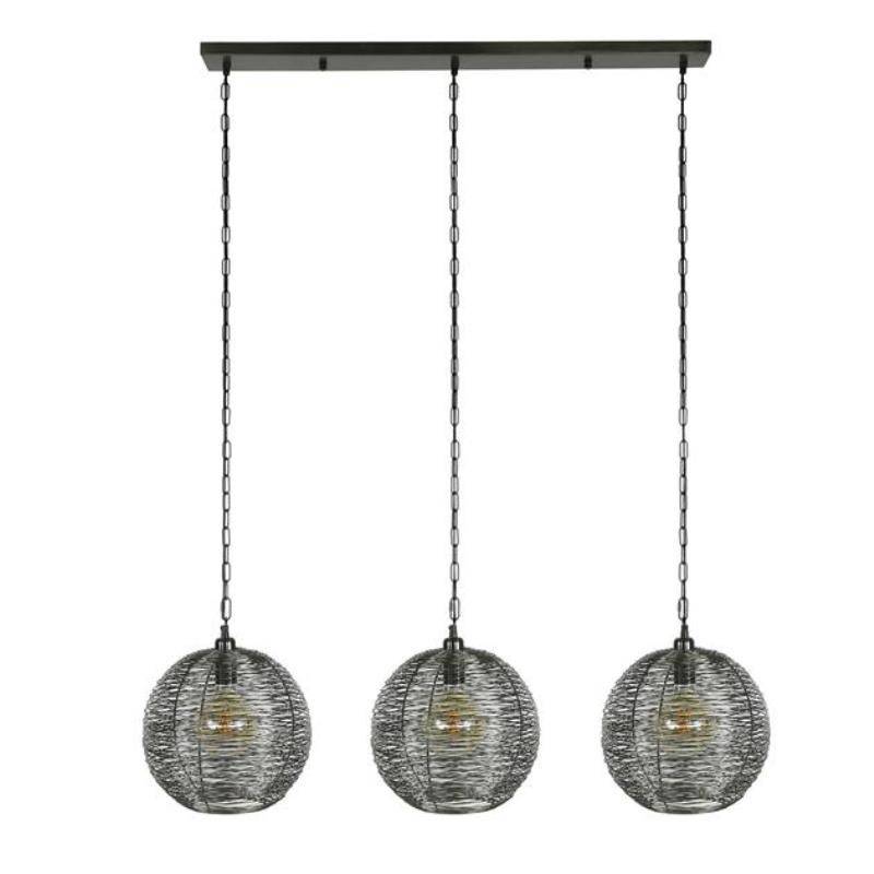 Stoer Lights Pendelleuchte Lampe Leuchte Esszimmerlampe Hängelampe Schwarz Nickel B-Ware von StoerLights