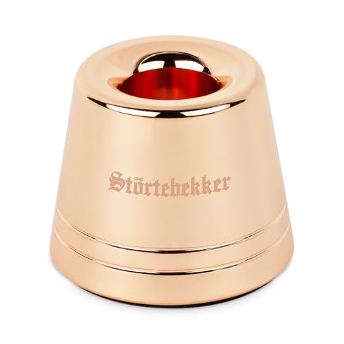 Störtebekker® Premium Rasierständer 'Hamburg' aus Edelstahl in Rosé-Gold - geeignet für (Störtebekker®) Rasierhobel 'Hamburg' - hochwertiges Zubehör - rutschfester Boden - massiver Stand - 125g von Störtebekker Shaving Accessories