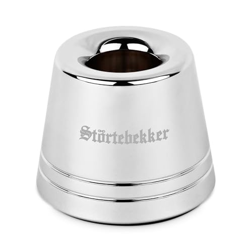 Störtebekker® Premium Rasierständer 'Hamburg' aus Edelstahl in Silber - geeignet für (Störtebekker®) Rasierhobel 'Hamburg' - hochwertiges Zubehör - rutschfester Boden - massiver Stand - 125g von Störtebekker Shaving Accessories