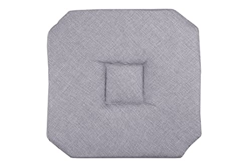 LOVELY CASA Bea Sitzkissen Italienische Polyester Grau 40 x 40 cm von Stof
