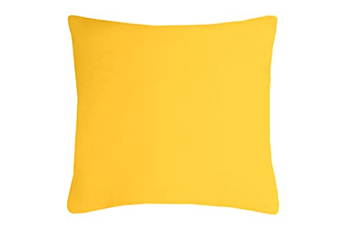 LOVELY CASA C04689021 Nelson Kissen aus Polyethylen/Baumwolle, 40 x 40 cm, gelb, 40 x 40 cm LOVELY CASA C04689021 Nelson Kissen aus Polyethylen/Baumwolle, 40 x 40 cm, gelb, 40 x 40 cm von Stof