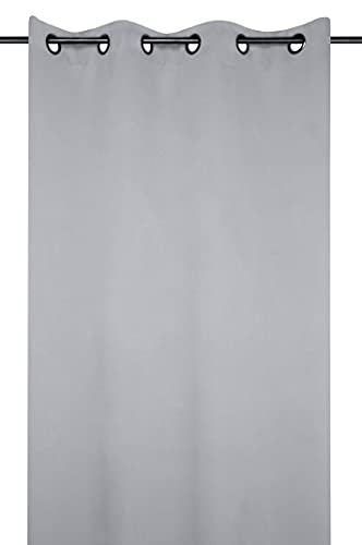 Lovely Casa r41840005 Notte Vorhang Blickdicht Polyester Grau 180 x 135 cm von Stof