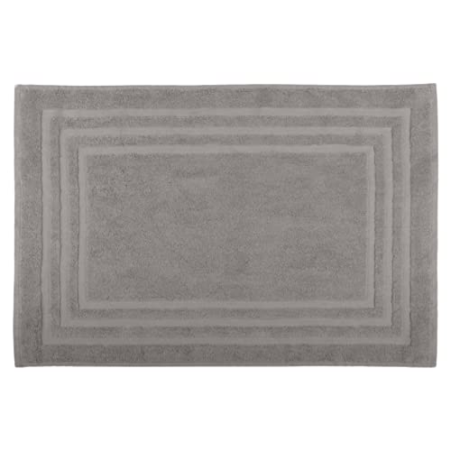 Stof - Badematte - Größe 45 x 70 cm - 100% Bio-Baumwolle - Taupe - Modell Lagune - Home Linen - Weich und Bequem - Ideal für das Badezimmer von Stof