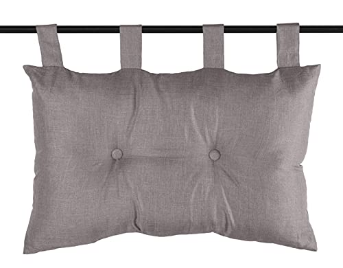 Stof Bea Kopfteil, Polyester, Taupe, 45 x 70 cm von Stof