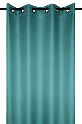Stof Verdunkelungsvorhang – Kopenhagen mit Ösen für Wohnzimmer oder Schlafzimmer – Größe 140 x 260 cm, Ente – Vorhang für Fenster oder Ankleidezimmer, verdunkelnd und isolierend – ideal für Haus Stof Verdunkelungsvorhang – Kopenhagen mit Ösen für Wohnzimmer oder Schlafzimmer – Größe 140 x 260 cm, Ente – Vorhang für Fenster oder Ankleidezimmer, verdunkelnd und isolierend – ideal für Haus von Stof