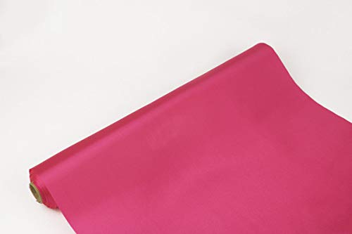 Stoff-Kollektion Satin Rolle Tischläufer 37cm x 9m (Pink, 1er Pack) von Stoff-Kollektion