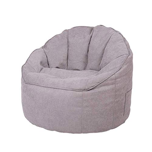 Stoff Lazy Floor Sofa Stuhl Klappbare Chaiselongue Einzelcouch Gepolsterte Position Zurück Wohnzimmerstühle Videospielstuhl von Stoff