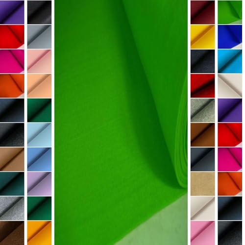 StoffBook KIWI PREMIUM FILZSTOFF 4MM EDLE OPTIK WIE WOLLFILZ BASTELFILZ 100CM BREITE, C986 von StoffBook