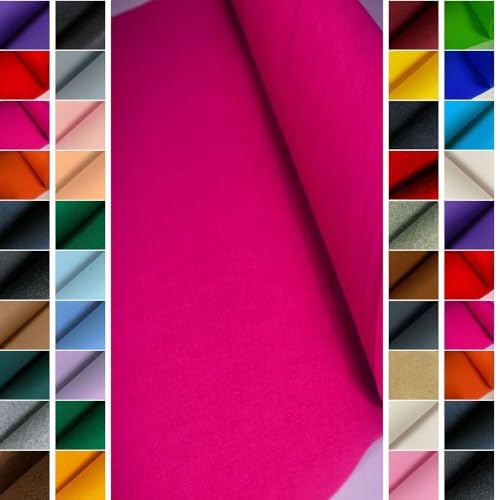 StoffBook PINK PREMIUM FILZSTOFF 4MM EDLE OPTIK WIE WOLLFILZ BASTELFILZ 100CM BREITE, C984 von StoffBook