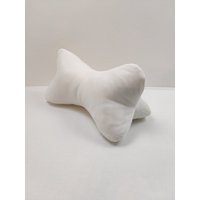 Leseknochen Baumwollnicki Weiß | Lesekissen/Nackenkissen/Dekokissen - Perfekt Als Geschenk/ Dekoration Weihnachtsgeschenk, Für Sie & Ihn von StoffeAktuell