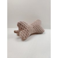 Leseknochen Kuschelfleece Altrosa | Lesekissen Nackenkissen Superweich Geschenk Muttertag Dekoidee - Ostern Weihnachten von StoffeAktuell