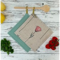Topflappen 2Er Set, Modern, Küche, Kochen, Backen, Küchenutensilien, Umweltfreundlich, Topflappen Genäht, Küchenhelfer, Weinachtsgeschenke von StoffherzleShop