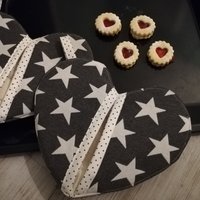 Topflappen Ofenhandschuh Herzform Sterne Motiv Topflappen Ofenhandschuh Herzform Sterne Motiv von Stoffice