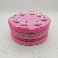 stoff Torte Genäht Himberrtorte Schwarzwälder Kirsch Schokosahne Buttercreme Heidelbeertorte, Ohne Kalorien, Genähte Baumwolle von Stoffice