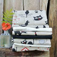 Katzenbande | Spültuch, Waschbar, Wiederverwendbar, Gifts, Geschenke, Nachhaltig, Baumwolle, Waffelpique, Zero Waste, Keinplastik, Katzen Katzenbande | Spültuch, Waschbar, Wiederverwendbar, Gifts, Geschenke, Nachhaltig, Baumwolle, Waffelpique, Zero Waste, Keinplastik, Katzen von Stoffine