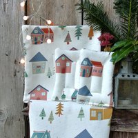 Wintermärchen | Geschenkset/starterset Küchentücher, Waschbar, Geschenke, Nachhaltig, Zero Waste, Baumwolle, Vegan, Home Gift von Stoffine