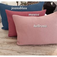 Kissenhüllen Mit Reißverschluß Waffelpikee Alle Größen Kissenhüllen Mit Reißverschluß Waffelpikee Alle Größen von Stoffparadies1