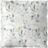 Öko-Tex Baumwoll - Kissenhüllen, Eukalyptus 2 Farben von Stoffparadies1