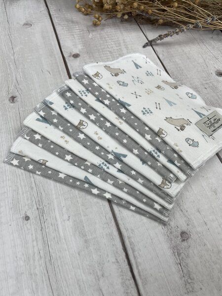 Stoffretter - Windelarsch & Zwirn Stoffretter Waschbare Upcycling Baby Feuchttücher - 10er Set Stoffretter - Windelarsch & Zwirn Stoffretter Waschbare Upcycling Baby Feuchttücher - 10er Set von Stoffretter - Windelarsch & Zwirn