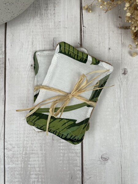 Stoffretter waschbare Upcycling Spülschwämme- 2er Set, Jute, Baumwolle von Stoffretter