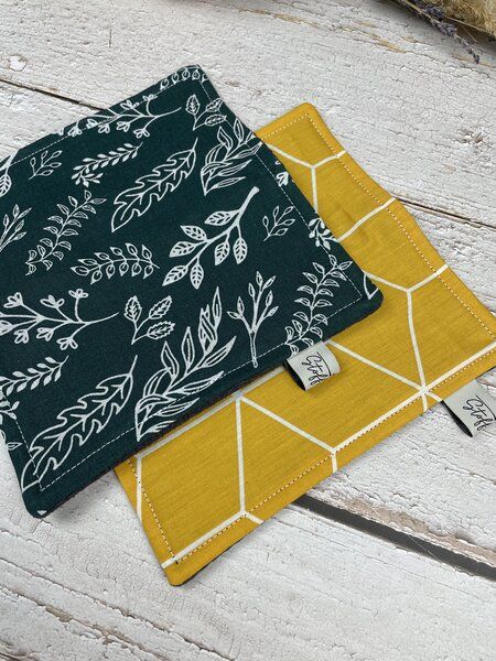 Stoffretter waschbare Upcycling Spültücher - Waffelpiqué 2er Set, von Stoffretter
