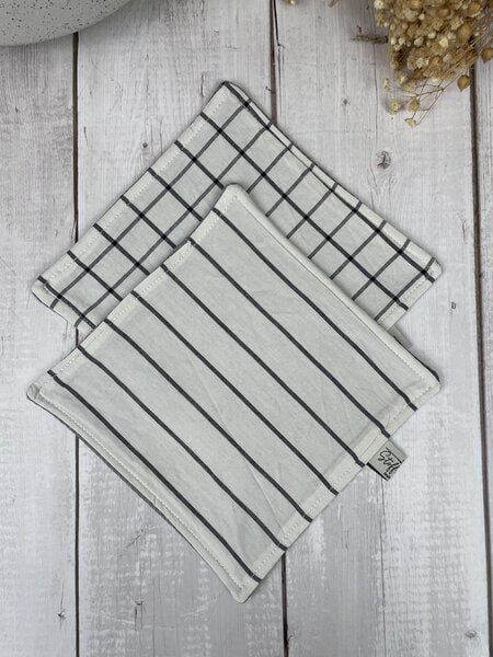 Stoffretter waschbare Upcycling Spültücher - Waffelpiqué 2er Set, von Stoffretter