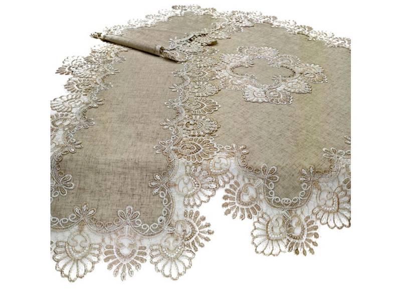 Stoffschmiede Tischdecke / Spitzendecke / Läufer / Versch. Größen von Stoffschmiede