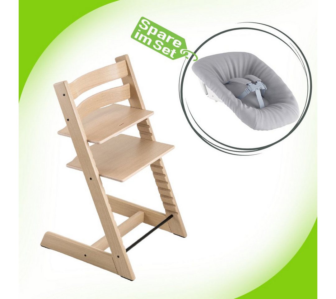 Stokke Hochstuhl Stokke Tripp Trapp Treppen Hochstuhl inkl. Newborn Set von Stokke