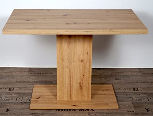 Stolebaenk Olli Esstisch, Holzwerkstoff, Eiche Artisan, 110x70x76 cm von Stolebaenk