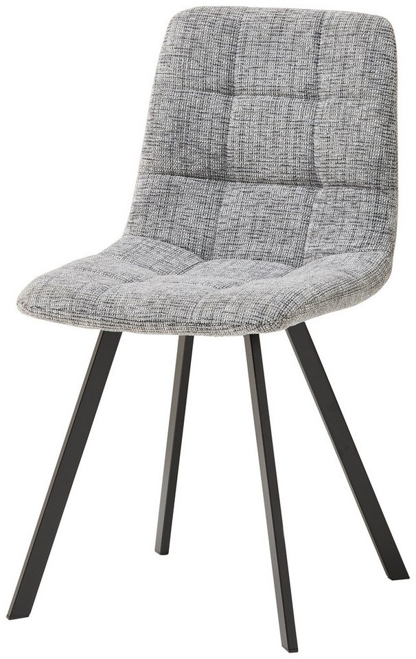 Stolkom Sp.z.o.o. 4-Fußstuhl (4er Set) in grau, schwarz - 55x89x46 (BxHxT) (4er Set) von Stolkom Sp.z.o.o.