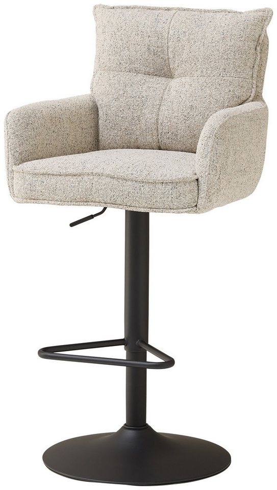 Stolkom Sp.z.o.o. Barhocker (2er Set) Armlehnen, beige, schwarz - 54x99/120x58 (BxHxT) (2er Set, 2er Set) von Stolkom Sp.z.o.o.