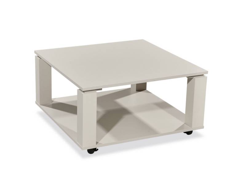 Stolkom Sp.z.o.o. Couchtisch 4 Rollen, kaschmir, Melamin, MDF - 76x41x76cm (BxHxT) von Stolkom Sp.z.o.o.