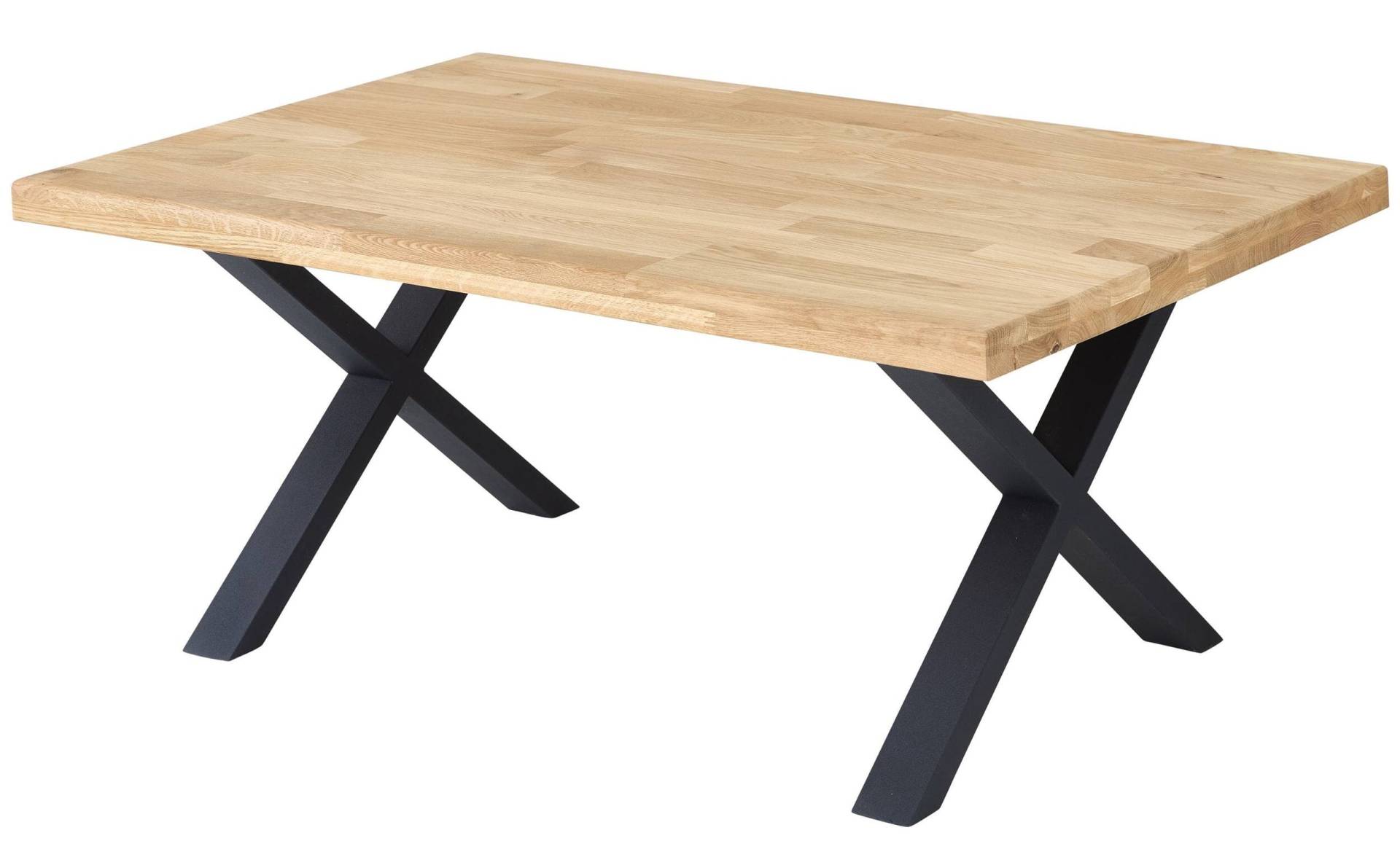 Couchtisch CHRIS X 110 x 70 Eiche massiv geölt Tischbeine X-Form Couchtisch CHRIS X 110 x 70 Eiche massiv geölt Tischbeine X-Form von Stolkom Tische
