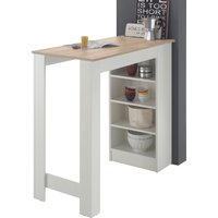 HBZ Bartisch "Mojito, TOPSELLER", (Bartisch, Tisch), Bartisch mit Regal beidseitig montierbar von Stolkom