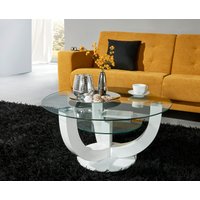 Stolkom Couchtisch "Denver, TOPSELLER" Couchtisch, OTTOs Choice, rund mit Glas, Tisch -Gestell weiß hochglanz Stolkom Couchtisch "Denver, TOPSELLER" Couchtisch, OTTOs Choice, rund mit Glas, Tisch -Gestell weiß hochglanz von Stolkom
