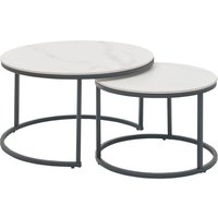 Stolkom Couchtisch "Gino" 2-er Set Keramik, Tisch marmoriert Stolkom Couchtisch "Gino" 2-er Set Keramik, Tisch marmoriert von Stolkom