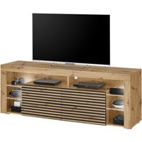 Stolkom TV-Schrank "Goal", 4 Schubkästen, 6 offenen Fächern, Stellmaß 179/66/44 cm von Stolkom