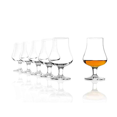 Stölzle Lausitz Nosing-Glas aus hochwertigem Glas hergestellt, Fassungsvermögen: 183 ml, 6er Set, spülmaschinentauglich, Maße: Höhe: 12,4 cm, Außendurchmesser: 7,4 cm, 1610031, Klar von Stölzle Lausitz