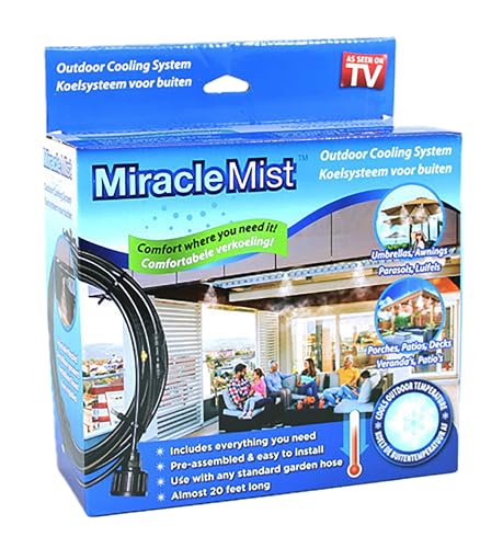 KÜHLSYSTEM Miracle Mist im Freien 6m Nebelzeile Outdoor Wassernebel Terrasse 33 von Stolz GmbH
