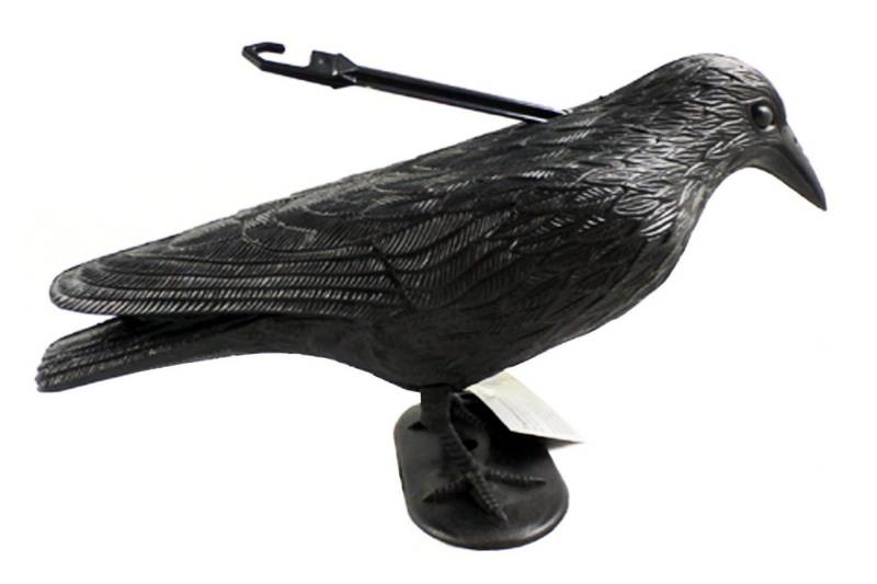 Stolz GmbH Vogel-Schreck VOGELABWEHR KRÄHE Rabe 40cm Schwarz Taubenschreck Vogelschreck 23, Vogelscheuche von Stolz GmbH