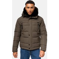 Stone Harbour Steppjacke "Witas", mit Kapuze, gesteppte Herren Winterjacke mit abnehmbarer Kapuze von Stone Harbour
