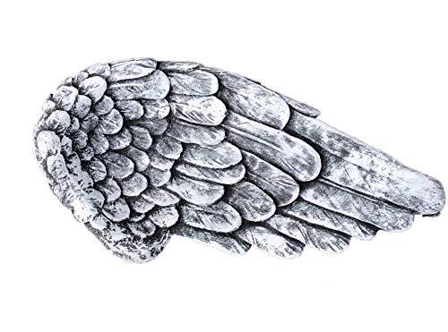 stoneandstyle Grabschmuck Engel Flügel 28 cm breit, aus massiven Steinguss, Frost- und wetterfest bis -30°C von stoneandstyle