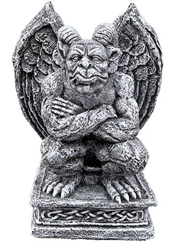 Steinfigur Torwächter Gargoyle hockend frostfest wetterfest Steinguss Steinfigur Torwächter Gargoyle hockend frostfest wetterfest Steinguss von stoneandstyle