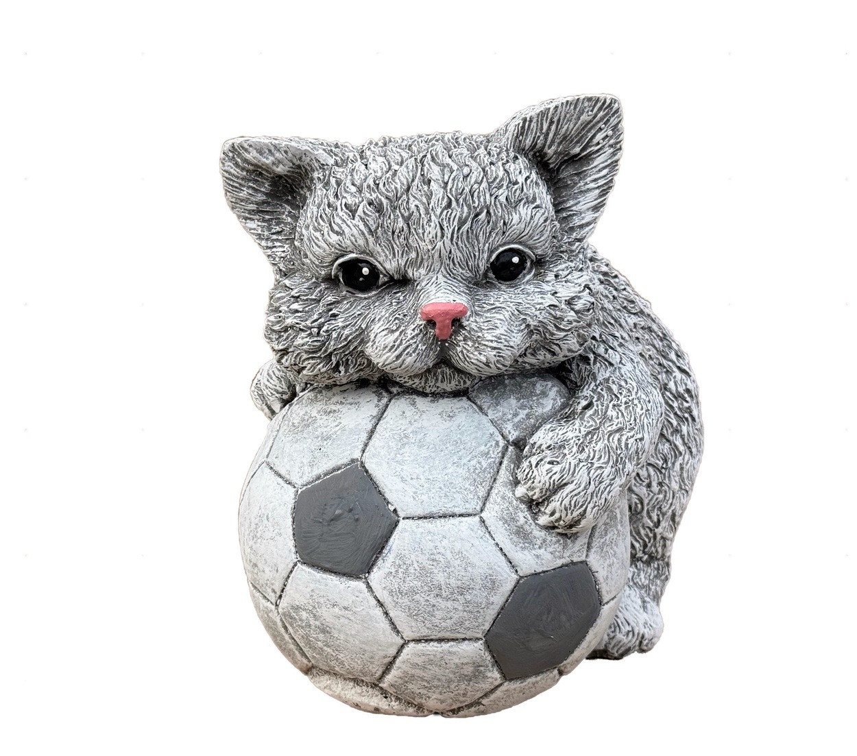 Stone and Style Gartenfigur Steinfigur Kater Poldi mit Fussball, Steinguss, Katze Gartenfigur Stone and Style Gartenfigur Steinfigur Kater Poldi mit Fussball, Steinguss, Katze Gartenfigur von Stone and Style